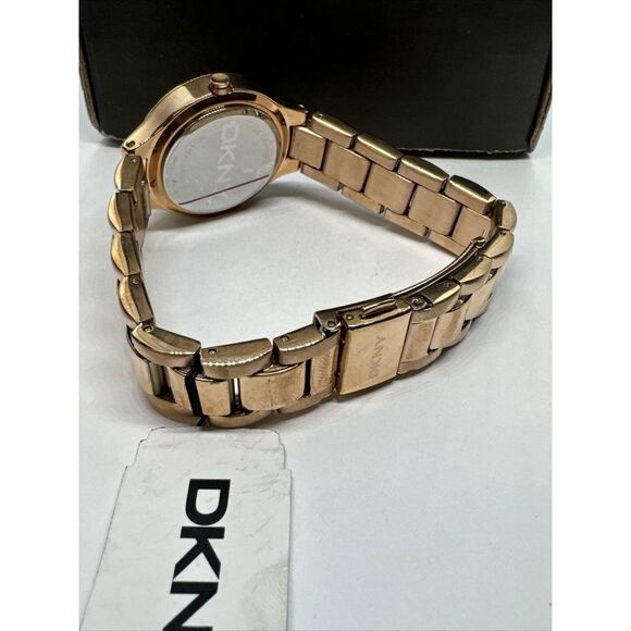 DKNY Chambers NY8486 Women\'s Rose Gold Stainless Steel Analog Dial Watch JNA188 main image 6